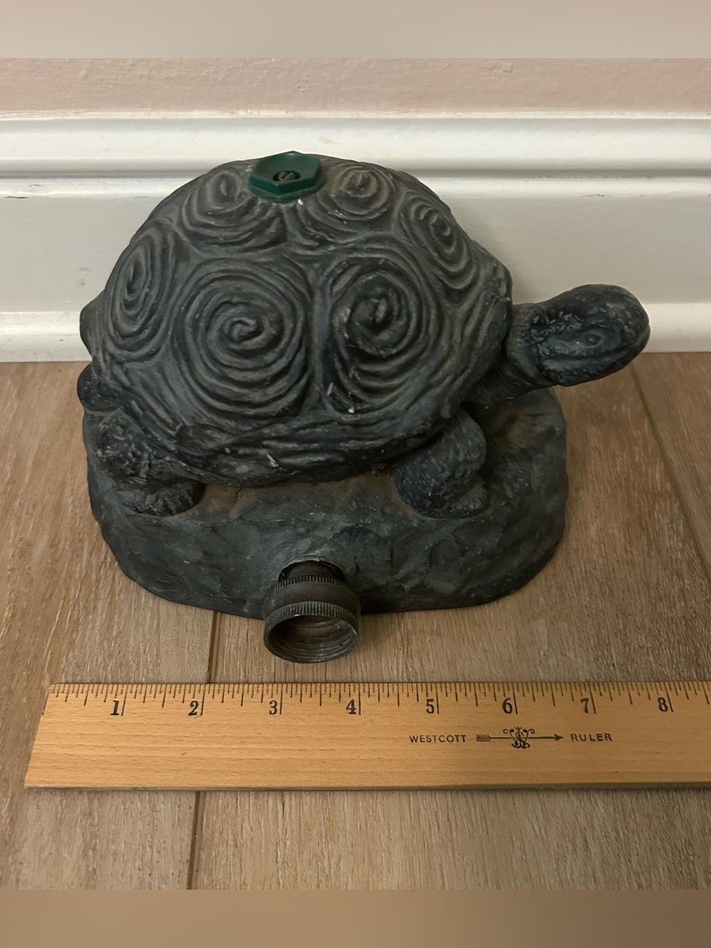 8” Turtle Tortoise Lawn Sprinkler Vintage Garden Art, Outdoor Decor